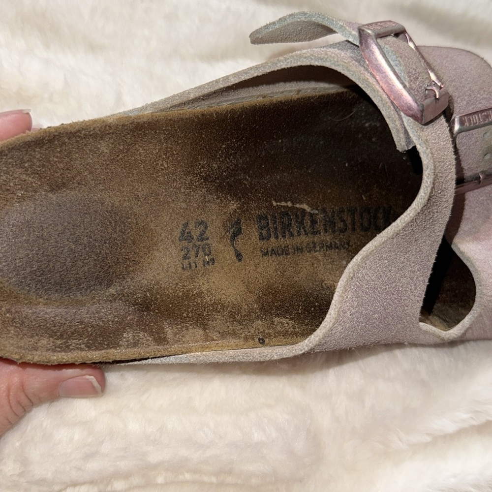 Rare Birkenstock Sandals Slides Womens EU 42 US 10 Arizona Rose Pink. - Picture 2 of 6